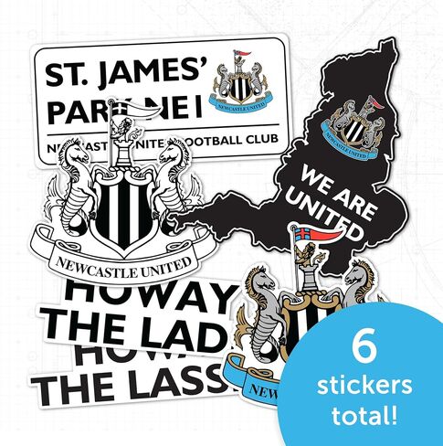 Desert Cactus Newcastle United FC Sticker Decal Vinyl NUFC Magpies English Football Soccer Laptop Water Bottle Car Scrapbook (Type 2-2) in Saudi Arabia