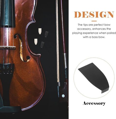 Kisangel 10pcs Stringed Instruments Parts Violin Bow Tip Bow Accessories Cushion for Violinist in Saudi Arabia