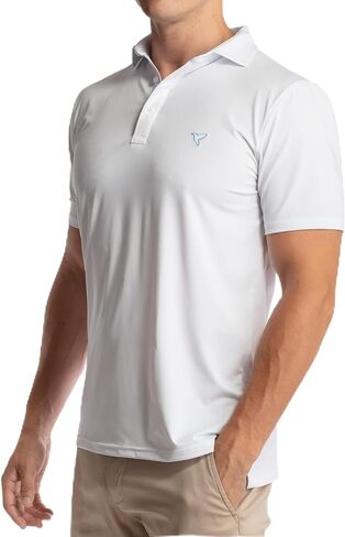 birddogs Men’s Performance Polo | Soft Breathable Fabric with Built-in Collar Stay | Wrinkle-Free Quick-Dry Tailored Fit in Saudi Arabia