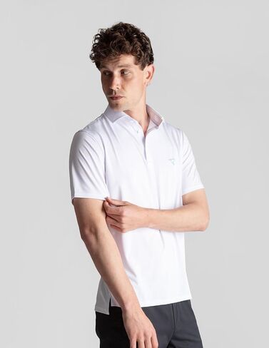 birddogs Men’s Performance Polo | Soft Breathable Fabric with Built-in Collar Stay | Wrinkle-Free Quick-Dry Tailored Fit in Saudi Arabia