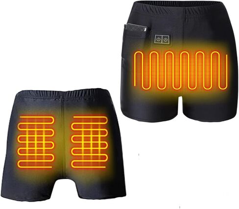 Warm Body Boxer Men's Heated Underwear Electric Panties with 3 Heating Levels for Indoor Outdoor in Saudi Arabia