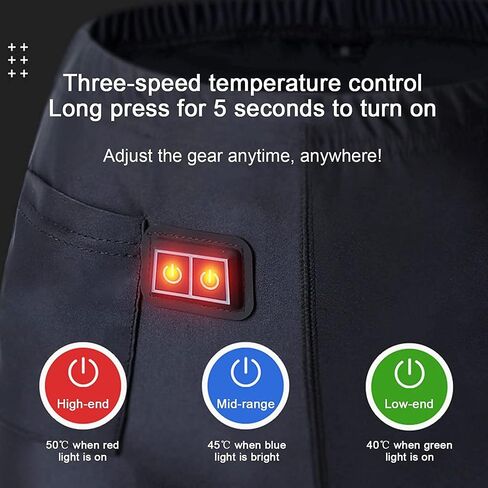 Warm Body Boxer Men's Heated Underwear Electric Panties with 3 Heating Levels for Indoor Outdoor in Saudi Arabia