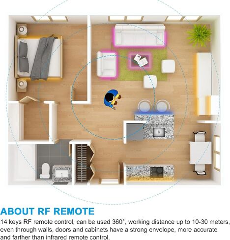 WS2811 WS2812B Controller,Mini 21-Key IR Remote Control for RGB LED Strip Lights,DC 5-24V Wireless RGB Remote Controller for WS2811 WS2812B LED Dream Color Strip Lights in Saudi Arabia