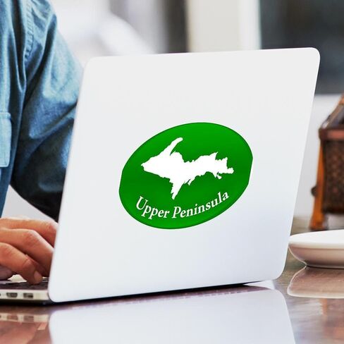 ملصق ممتص الصدمات للسيارة من CafePress Upper Peninsula بيضاوي الشكل in Saudi Arabia