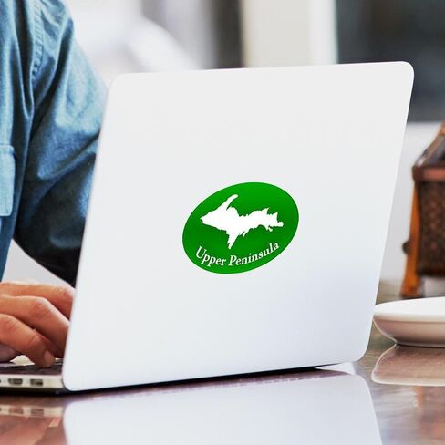 ملصق ممتص الصدمات للسيارة من CafePress Upper Peninsula بيضاوي الشكل in Kuwait