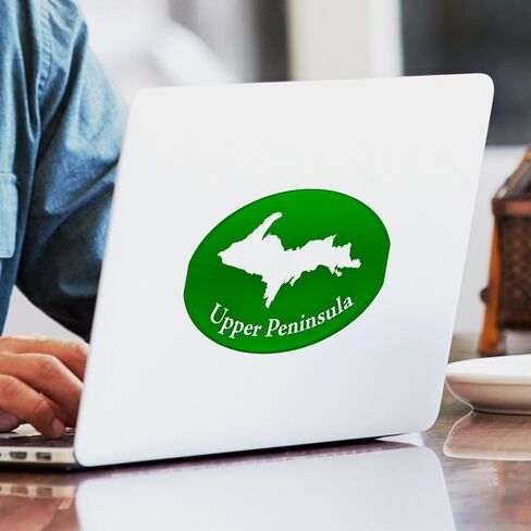 ملصق ممتص الصدمات للسيارة من CafePress Upper Peninsula بيضاوي الشكل in Kuwait