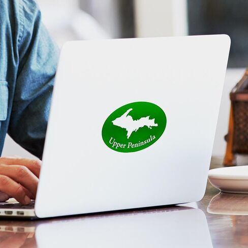 ملصق ممتص الصدمات للسيارة من CafePress Upper Peninsula بيضاوي الشكل in Kuwait