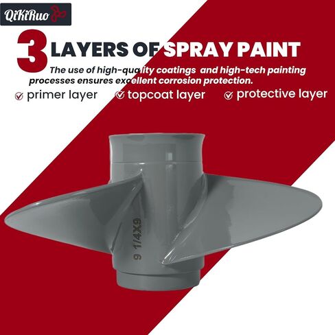 for Honda Outboard Motor 9.9/15/20HP Aluminum Propeller 8 Tooth,3-Blades,4-Blades Props,RH in Saudi Arabia