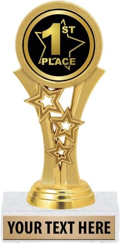 Crown Awards First Place Trophies, 5 1/2" Starbeam First Place Trophy, Engraving Included Prime in Saudi Arabia