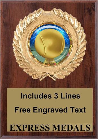 Express Medals Various Styles of Personalized Tennis Award Plaques Trophy Prize Gift in Saudi Arabia