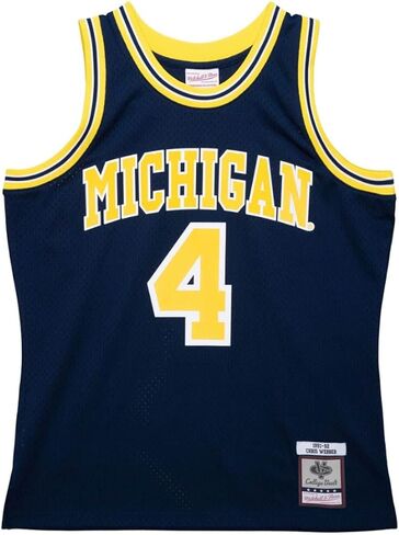 Mitchell & Ness Chris Webber University of Michigan Road 1991 Men's Swingman Jersey in Saudi Arabia