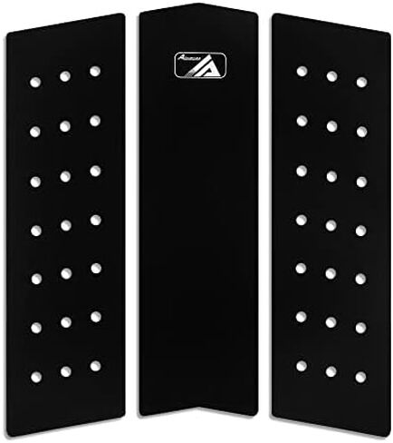 3 Piece Stomp Pad Surfboard EVA Traction Pad Adhesive Professional Tail Pad/Applies All Boards - Surfboards, Shortboards, Longboards, Skimboards in Saudi Arabia