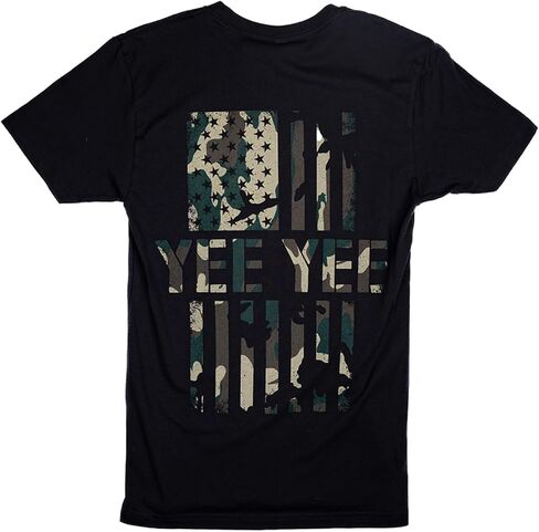 Yee Yee Apparel Flag Graphic Tee Shirt – Men’s Graphic Tees and Short Sleeve Shirts with American Flag Design in Saudi Arabia