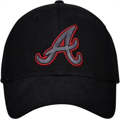 Officially Licensed Atlanta Youth Boys Girls Baseball Hat Black MVP Classic Edition Team Logo Adjustable Kids Sports Cap in Saudi Arabia