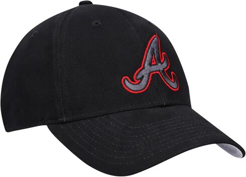 Officially Licensed Atlanta Youth Boys Girls Baseball Hat Black MVP Classic Edition Team Logo Adjustable Kids Sports Cap in Saudi Arabia