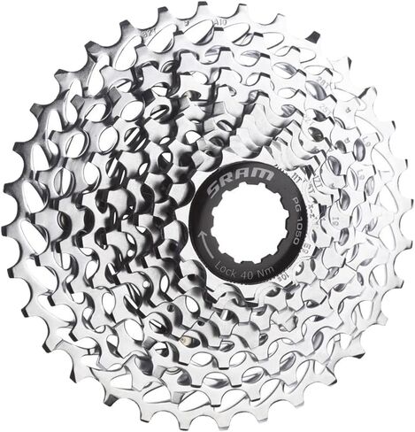 SRAM PG-1050 كاسيت - 10 سرعات، 11-36 طن، فضي in Saudi Arabia