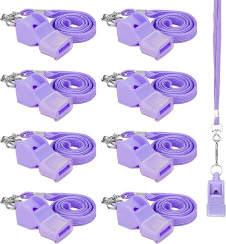 Whistle, Plastic Whistle, Whistle with Lanyard, for Outdoor Activities, Coach Trainning Whistles Party Whistles for Sports and Parties Gift in Saudi Arabia