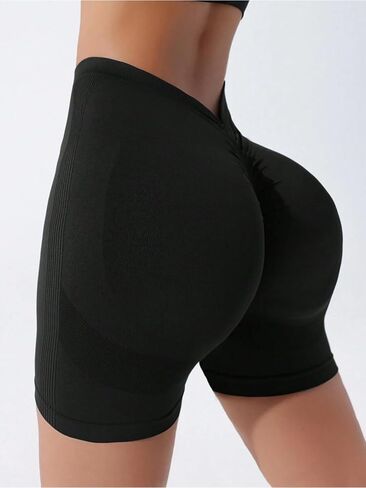 Women's Yoga Shorts Sports Cycling Pants High Waist Stretch Bottoms for Workout in Saudi Arabia