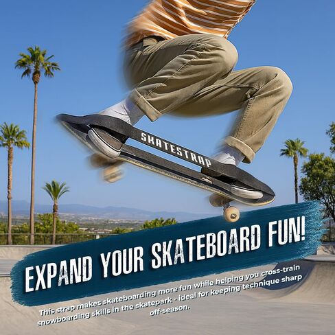 Improves Board Control, mimicks Binding Systems Used in All Board Sports - More Fun on Your Skateboard - Snowboarding at The Skate Park - Great Gift - Improve Skills at Wakeboarding in Saudi Arabia