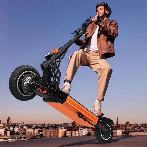 Electric Scooter,1600W Dual Motor,Up to 37MPH Folding E Scooter, 10'' Tires,3 Speed Modes,Dual Brakes,Dual Suspension Fast E-Scooter for Campus Passage Urban Travel for Adults and Teens,UL Certified in Saudi Arabia