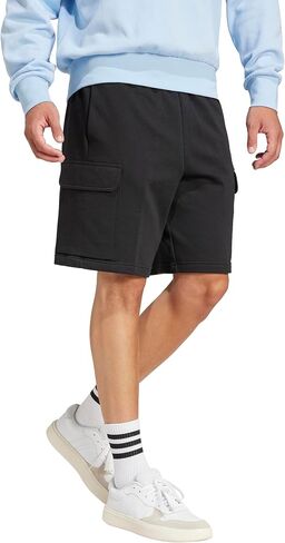 adidas Men's Essentials Feel Cozy Fleece 10-inch Cargo Shorts in Saudi Arabia