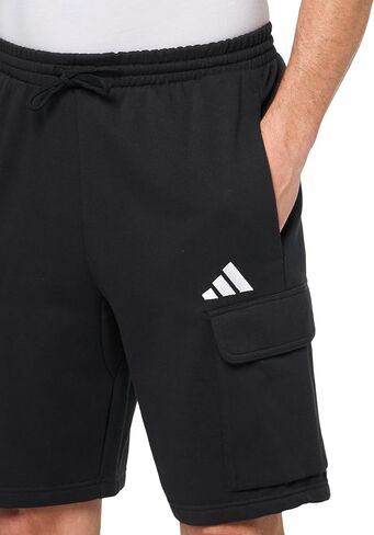adidas Men's Essentials Feel Cozy Fleece 10-inch Cargo Shorts in Saudi Arabia