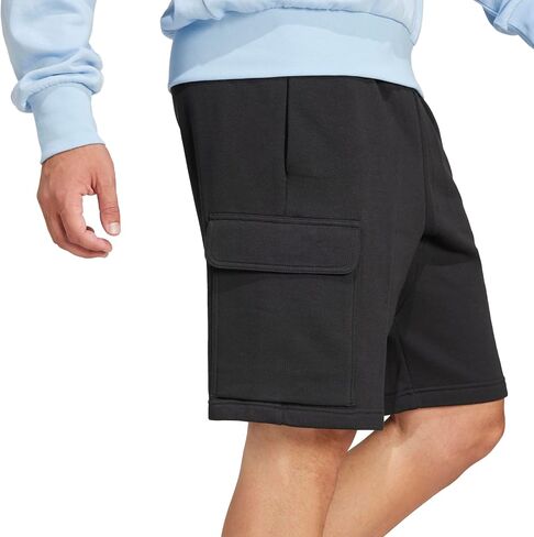 adidas Men's Essentials Feel Cozy Fleece 10-inch Cargo Shorts in Saudi Arabia