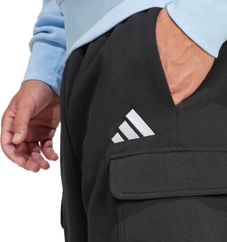 adidas Men's Essentials Feel Cozy Fleece 10-inch Cargo Shorts in Saudi Arabia