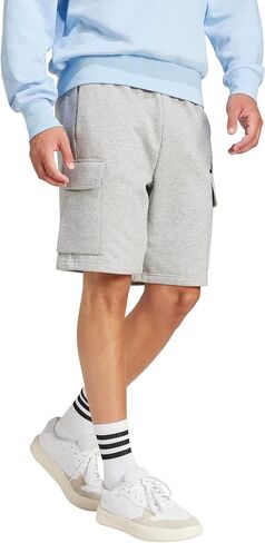 شورت كارجو رجالي من adidas Essentials Feel Cozy Fleece مقاس 10 بوصة in Kuwait