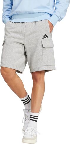 شورت كارجو رجالي من adidas Essentials Feel Cozy Fleece مقاس 10 بوصة in Kuwait