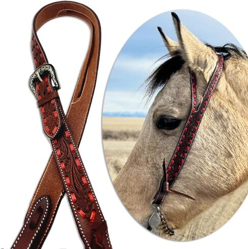 Ranch Hand Headstall - Handcrafted Leather Bridle for Horses in Saudi Arabia