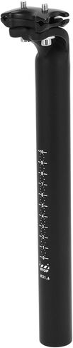 1 Pc Universal Bike Seat Posts Adjustable with Fixing Clip 31.6x300mm Bike Saddle Post Seat Tube Matte Black Carbon Fiber in Saudi Arabia