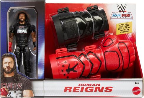 WWE Main Event Series Roman Reigns Special Edition Role Play Action Figure and Gauntlet Set in Saudi Arabia