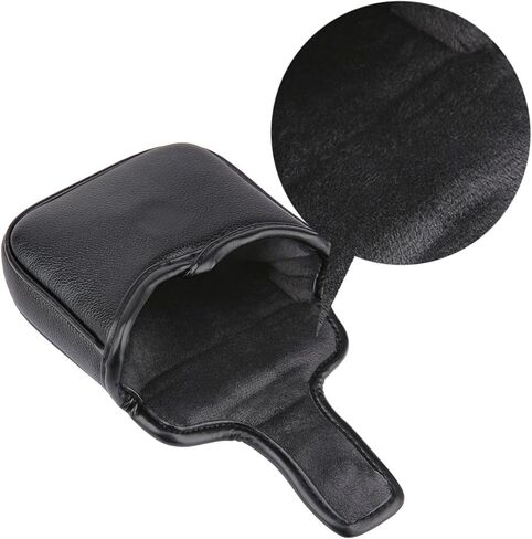 Golf Club Square Mallet Putter Head Cover Soft Leather with Embroidery Magnetic Closure in Saudi Arabia