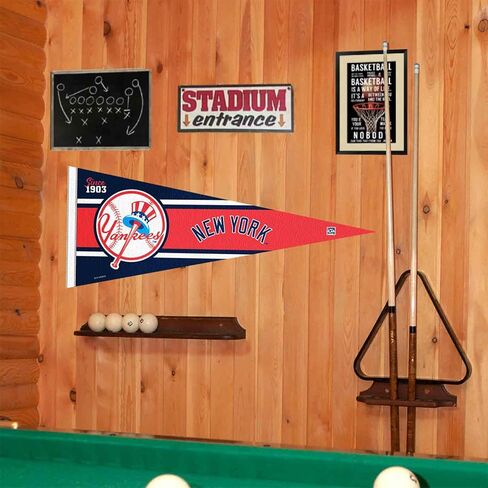 Yankees Retro Vintage Throwback Full Size Pennant Flag in Saudi Arabia