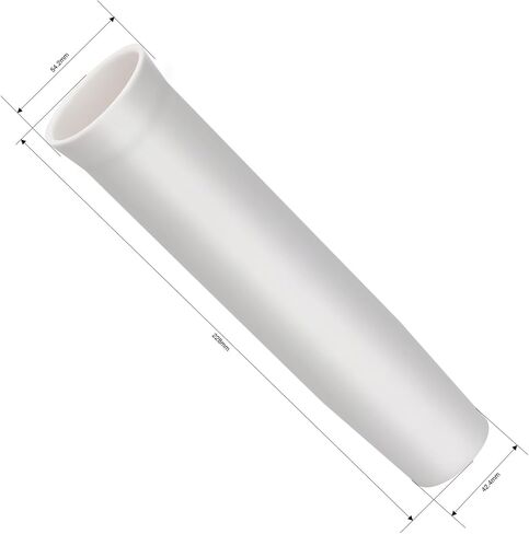 2PCS 1-5/8 inch Flared White Vinyl Inserts for Fishing Rod Holder, 9 Inches Length for Ships, Boats, Marines in Saudi Arabia