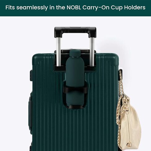NOBL Stainless Steel Water Bottle,17 oz, 500 ml, Double Wall Vacuum Insulation, Sealed Bottle Keeps Drinks Cold 24 Hrs & Hot 12 Hrs, Leak Proof, Fits Noble Carry-On Cup Holder - Lavender in Saudi Arabia