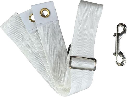 Heavy-Duty Tennis Net Center Strap with Adjustable Buckle & Rust-Proof Hook | Center Strap for Secure Net Tension and Height Stability on Tennis Courts in Saudi Arabia