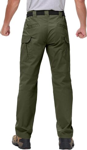 Men's Tactical Pants Water Resistant Stretch Ripstop Cargo Pants Lightweight Outdoor EDC Work Hiking Pants in Saudi Arabia