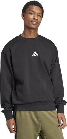 adidas Men's Essentials Feel Cozy Fleece Sweatshirt in Saudi Arabia