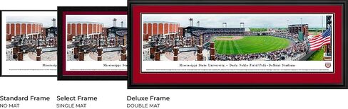 Mississippi State Baseball - College Posters, Framed Pictures and Wall Decor by Blakeway Panoramas in Saudi Arabia