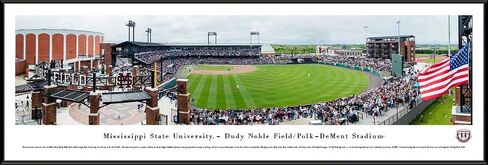 Mississippi State Baseball - College Posters, Framed Pictures and Wall Decor by Blakeway Panoramas in Saudi Arabia