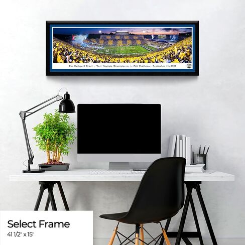 2023 Backyard Brawl، Pitt vs West Virginia - ملصق غير مؤطر مقاس 40 × 13.5 من Blakeway Panoramas in Kuwait