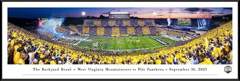 2023 Backyard Brawl، Pitt vs West Virginia - ملصق غير مؤطر مقاس 40 × 13.5 من Blakeway Panoramas in Kuwait