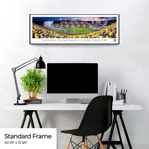 2023 Backyard Brawl، Pitt vs West Virginia - ملصق غير مؤطر مقاس 40 × 13.5 من Blakeway Panoramas in Kuwait