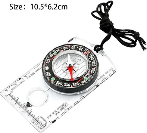 Orienteering Plastic and Metal Compass – Advanced Scout Compass for Hiking, Camping, and Backpacking for Adventurers in Saudi Arabia