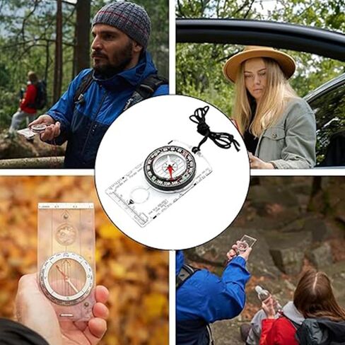 Orienteering Plastic and Metal Compass – Advanced Scout Compass for Hiking, Camping, and Backpacking for Adventurers in Saudi Arabia