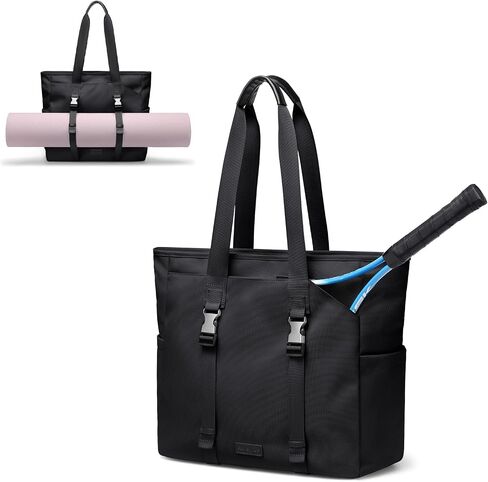 Tennis Tote Bag for Women with Yoga Mat Straps, Racket Holder Bags, 24L Lightweight Sports Bag with Wet Pocket in Saudi Arabia