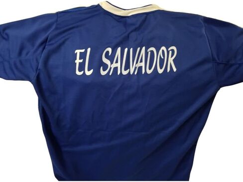Camisa Selection de El Salvador، La Camisa del País que te vío nacer، Colores Azul y Blanco Con el Escudo y el ES Bordados in Kuwait