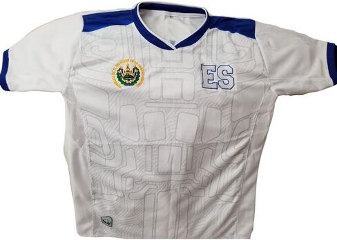 Camisa Selection de El Salvador، La Camisa del País que te vío nacer، Colores Azul y Blanco Con el Escudo y el ES Bordados in Saudi Arabia